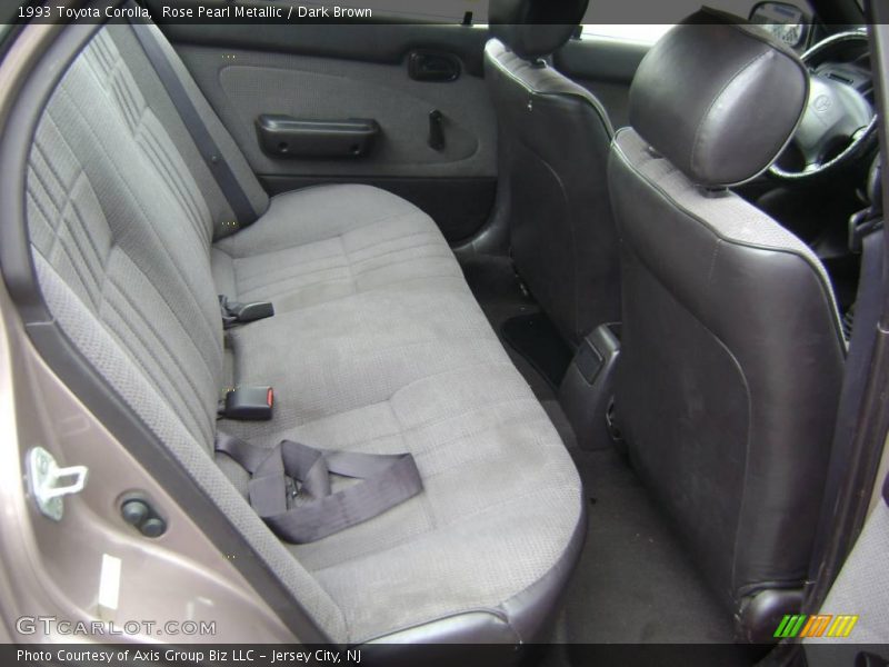 Rose Pearl Metallic / Dark Brown 1993 Toyota Corolla