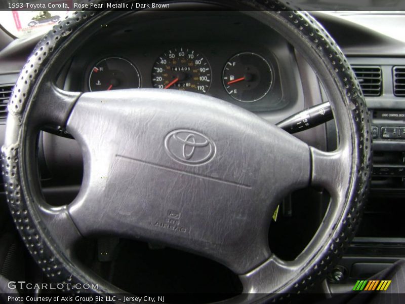 Rose Pearl Metallic / Dark Brown 1993 Toyota Corolla