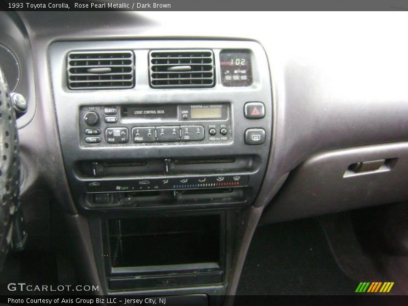 Rose Pearl Metallic / Dark Brown 1993 Toyota Corolla