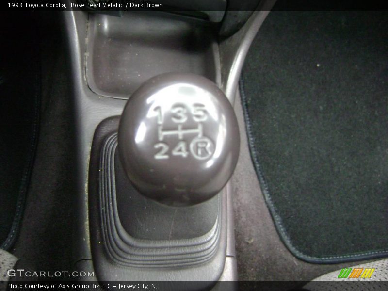 Rose Pearl Metallic / Dark Brown 1993 Toyota Corolla