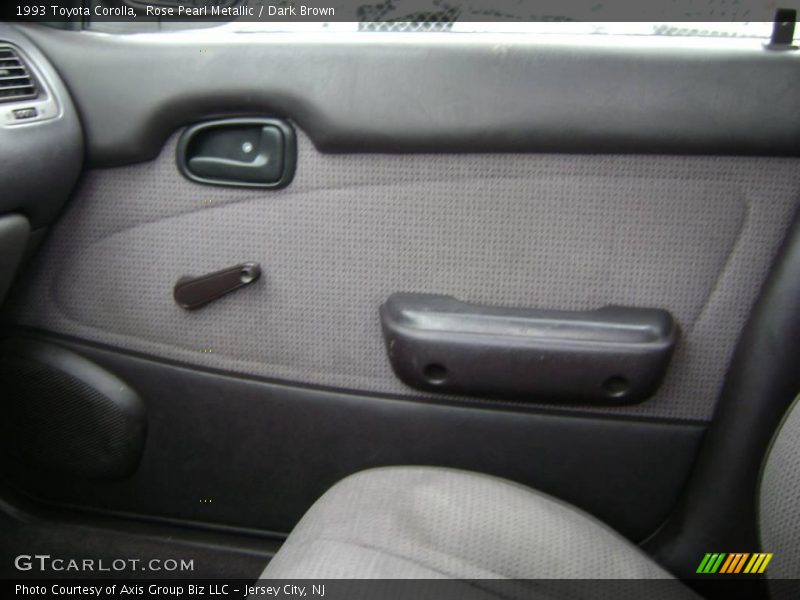 Rose Pearl Metallic / Dark Brown 1993 Toyota Corolla