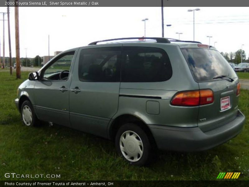 Silver Spruce Metallic / Oak 2000 Toyota Sienna LE