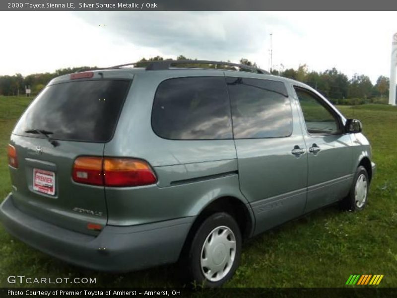 Silver Spruce Metallic / Oak 2000 Toyota Sienna LE