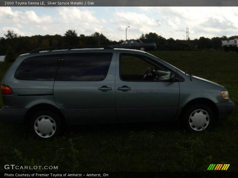 Silver Spruce Metallic / Oak 2000 Toyota Sienna LE