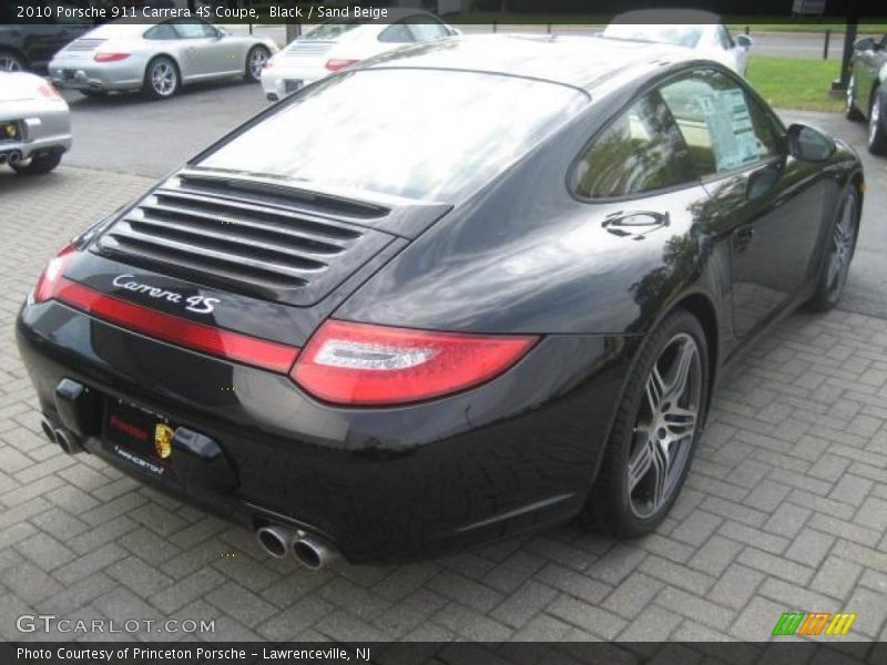 Black / Sand Beige 2010 Porsche 911 Carrera 4S Coupe