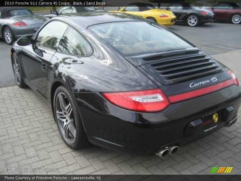 Black / Sand Beige 2010 Porsche 911 Carrera 4S Coupe