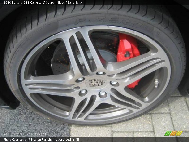 Black / Sand Beige 2010 Porsche 911 Carrera 4S Coupe