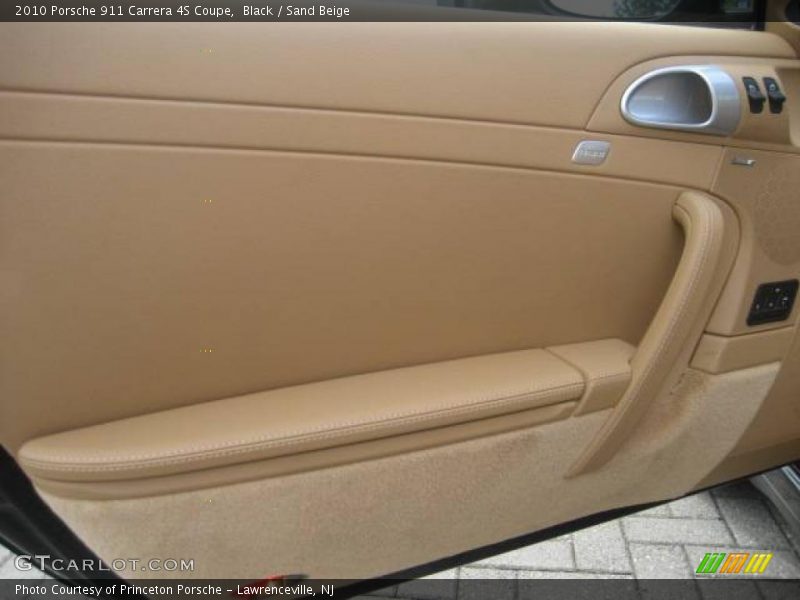 Black / Sand Beige 2010 Porsche 911 Carrera 4S Coupe