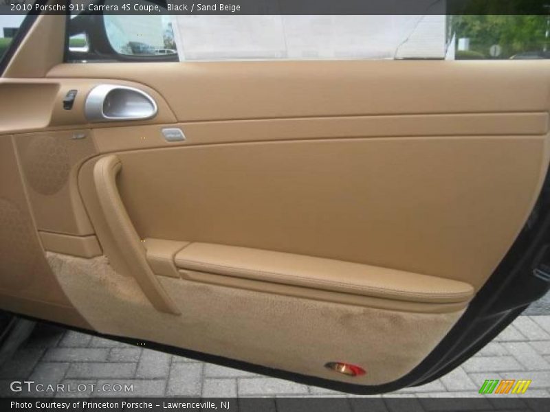 Black / Sand Beige 2010 Porsche 911 Carrera 4S Coupe