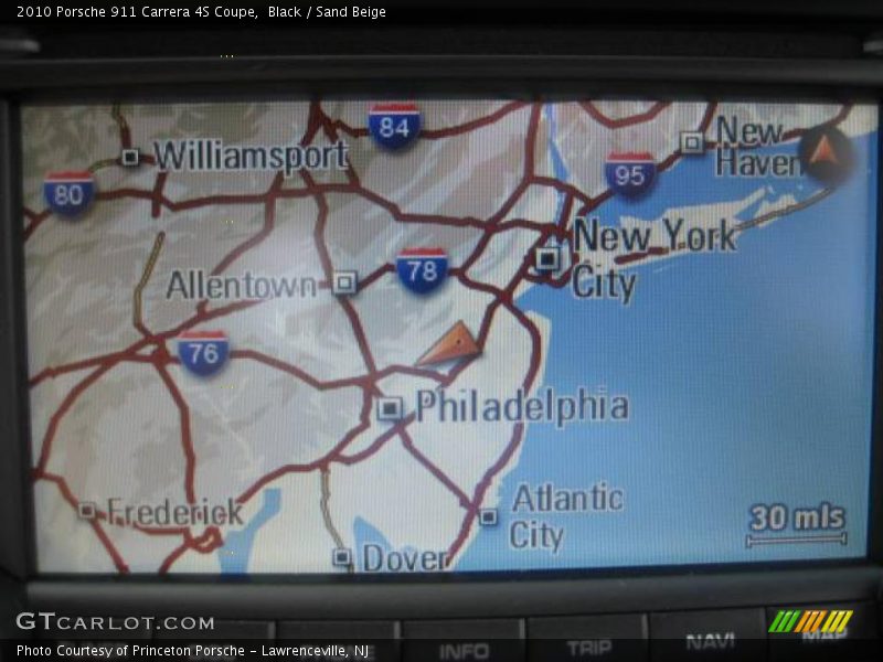 Black / Sand Beige 2010 Porsche 911 Carrera 4S Coupe