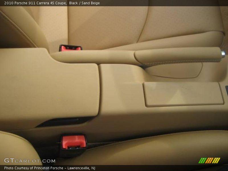 Black / Sand Beige 2010 Porsche 911 Carrera 4S Coupe