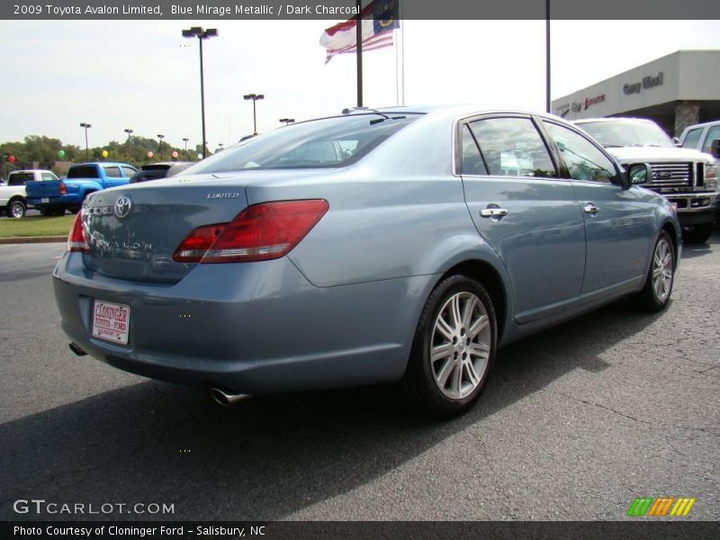 Blue Mirage Metallic / Dark Charcoal 2009 Toyota Avalon Limited