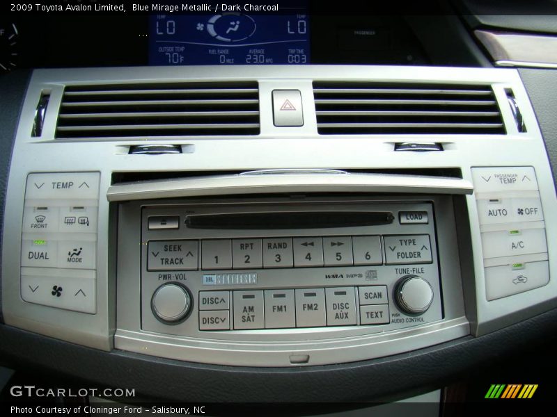 Blue Mirage Metallic / Dark Charcoal 2009 Toyota Avalon Limited