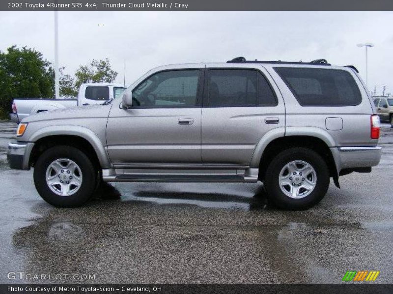 Thunder Cloud Metallic / Gray 2002 Toyota 4Runner SR5 4x4