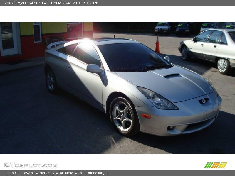 Liquid Silver Metallic / Black 2002 Toyota Celica GT-S