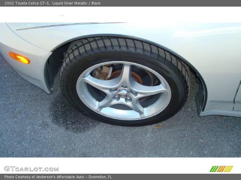 Liquid Silver Metallic / Black 2002 Toyota Celica GT-S