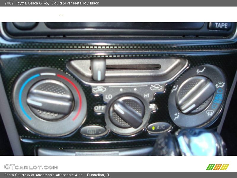 Liquid Silver Metallic / Black 2002 Toyota Celica GT-S