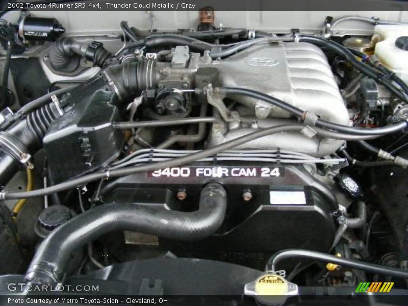 Thunder Cloud Metallic / Gray 2002 Toyota 4Runner SR5 4x4