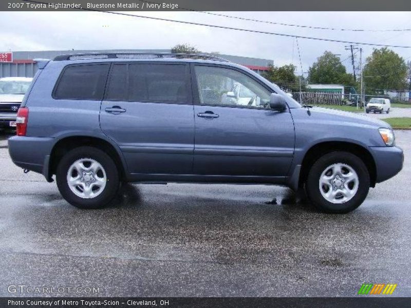 Bluestone Metallic / Ivory Beige 2007 Toyota Highlander