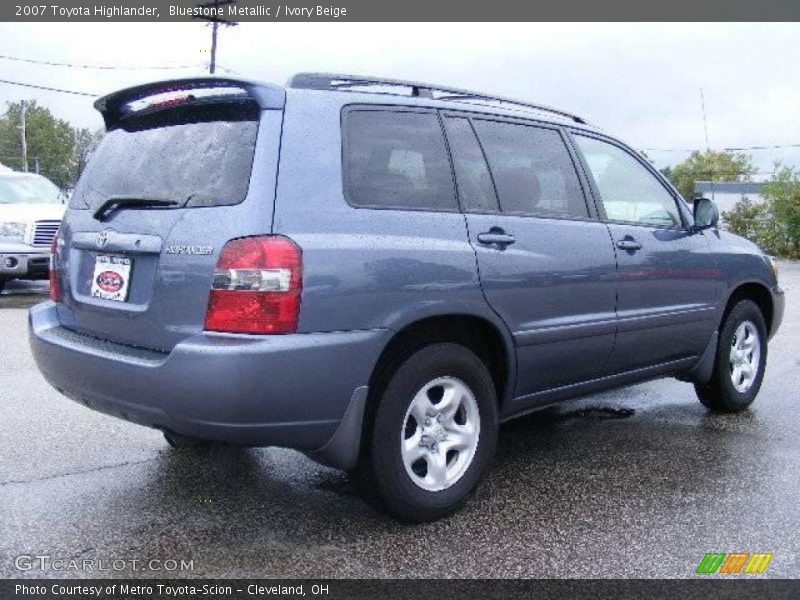Bluestone Metallic / Ivory Beige 2007 Toyota Highlander