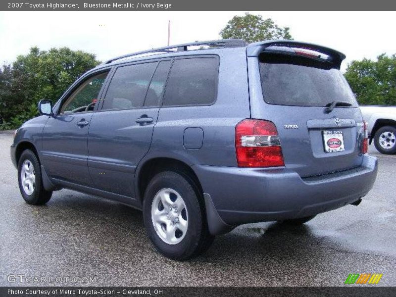Bluestone Metallic / Ivory Beige 2007 Toyota Highlander