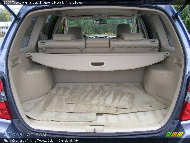 Bluestone Metallic / Ivory Beige 2007 Toyota Highlander