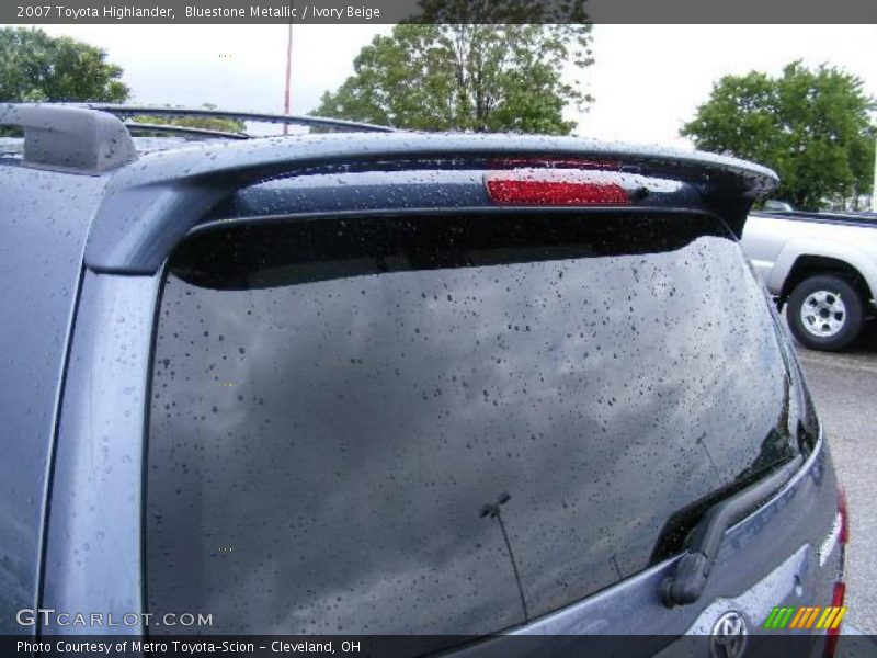 Bluestone Metallic / Ivory Beige 2007 Toyota Highlander
