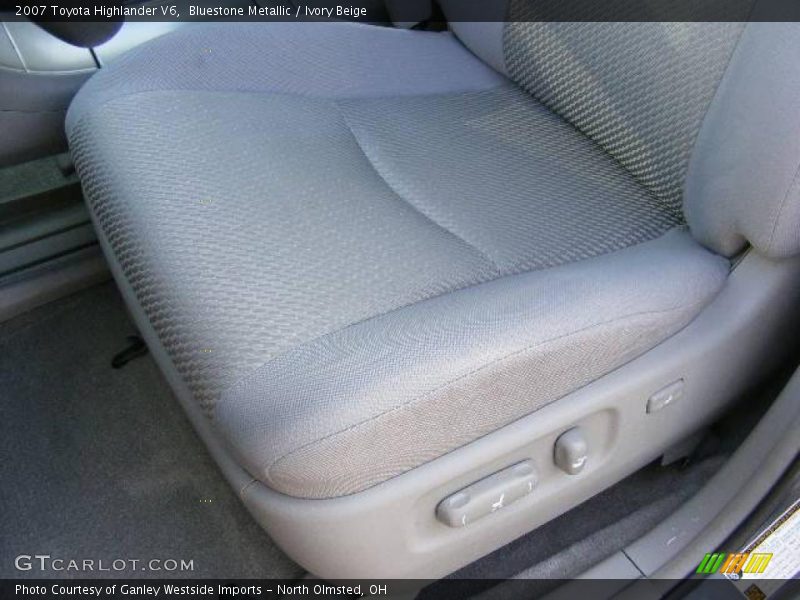 Bluestone Metallic / Ivory Beige 2007 Toyota Highlander V6