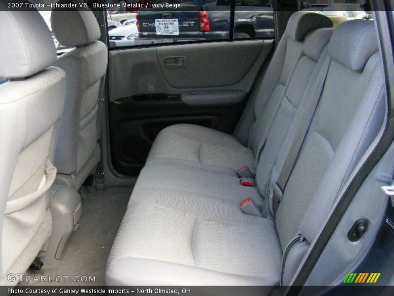 Bluestone Metallic / Ivory Beige 2007 Toyota Highlander V6