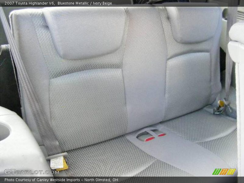 Bluestone Metallic / Ivory Beige 2007 Toyota Highlander V6