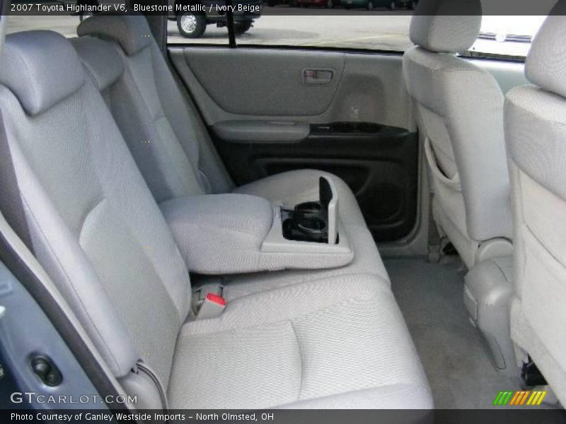 Bluestone Metallic / Ivory Beige 2007 Toyota Highlander V6