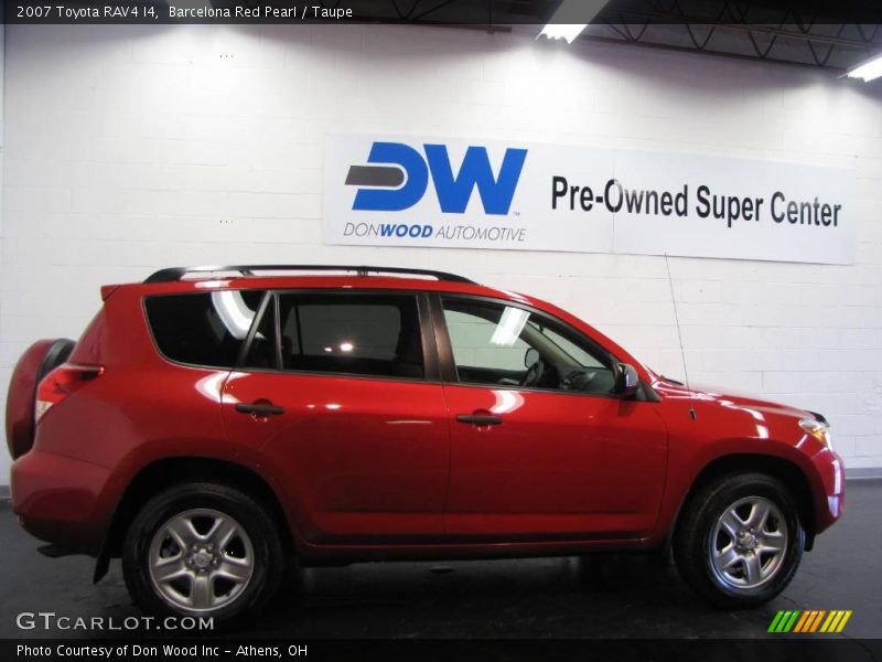 Barcelona Red Pearl / Taupe 2007 Toyota RAV4 I4