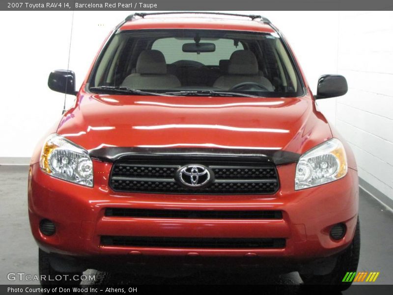 Barcelona Red Pearl / Taupe 2007 Toyota RAV4 I4