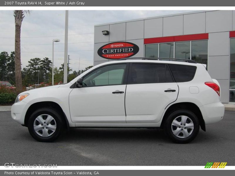 Super White / Ash Gray 2007 Toyota RAV4 I4