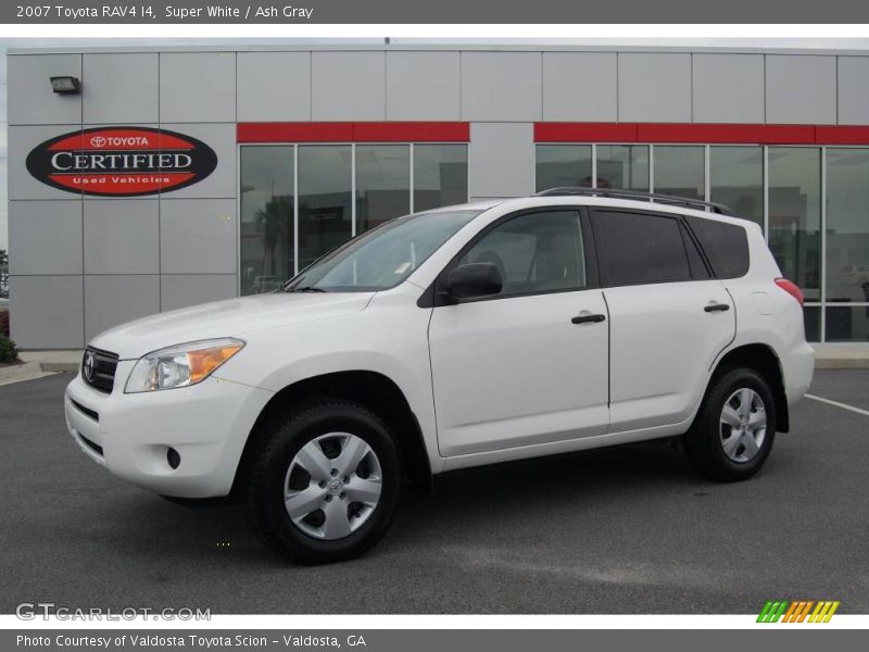 Super White / Ash Gray 2007 Toyota RAV4 I4