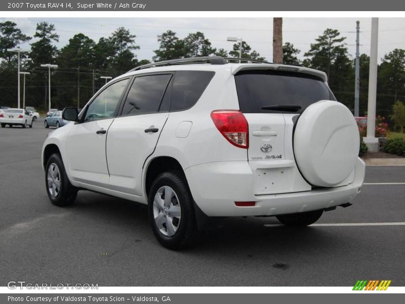 Super White / Ash Gray 2007 Toyota RAV4 I4
