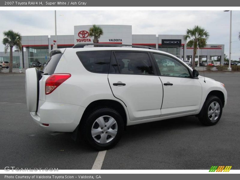Super White / Ash Gray 2007 Toyota RAV4 I4