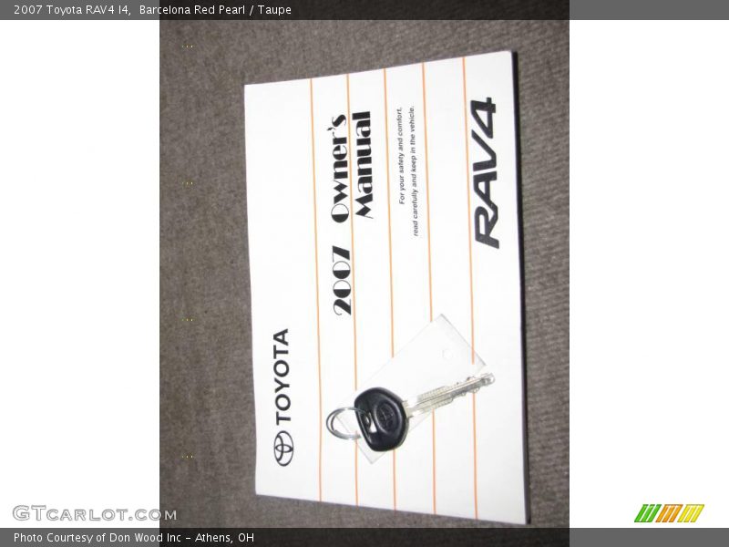 Barcelona Red Pearl / Taupe 2007 Toyota RAV4 I4