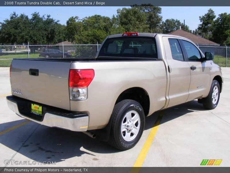 Desert Sand Mica / Beige 2008 Toyota Tundra Double Cab