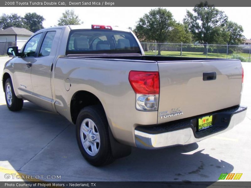 Desert Sand Mica / Beige 2008 Toyota Tundra Double Cab
