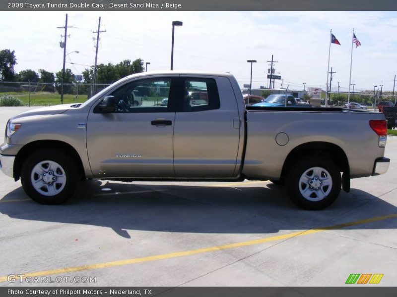 Desert Sand Mica / Beige 2008 Toyota Tundra Double Cab