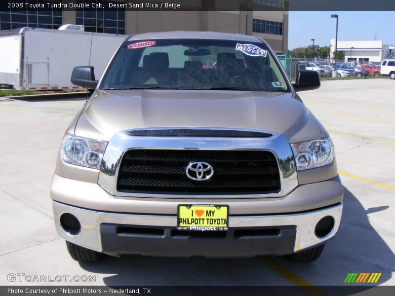 Desert Sand Mica / Beige 2008 Toyota Tundra Double Cab