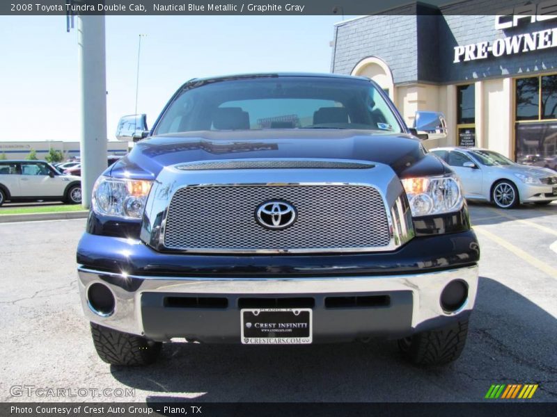 Nautical Blue Metallic / Graphite Gray 2008 Toyota Tundra Double Cab