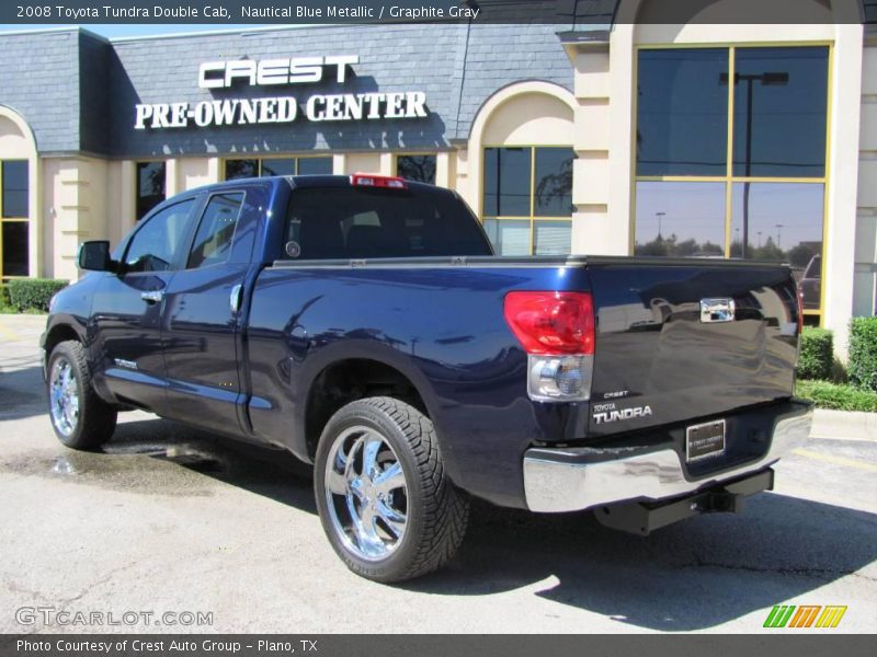 Nautical Blue Metallic / Graphite Gray 2008 Toyota Tundra Double Cab
