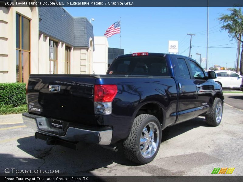 Nautical Blue Metallic / Graphite Gray 2008 Toyota Tundra Double Cab