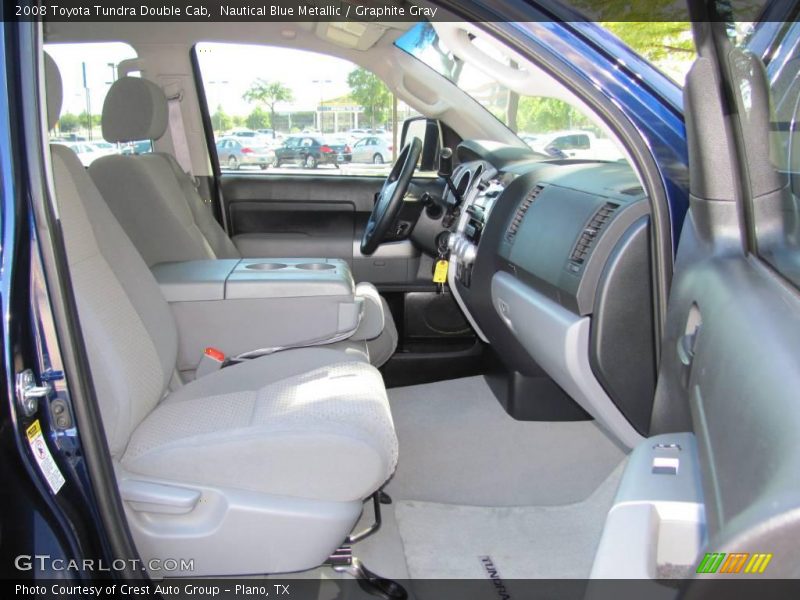 Nautical Blue Metallic / Graphite Gray 2008 Toyota Tundra Double Cab