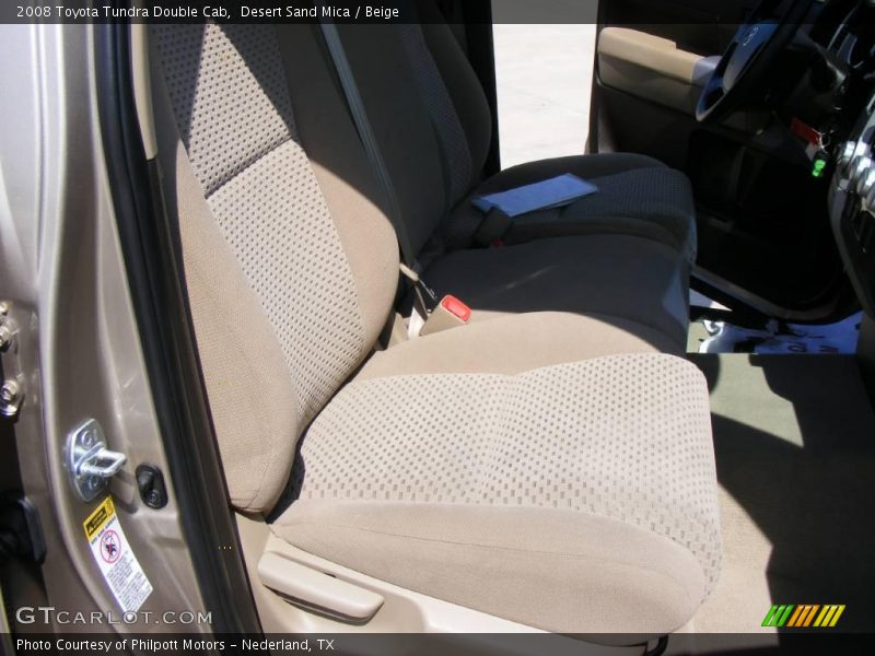 Desert Sand Mica / Beige 2008 Toyota Tundra Double Cab