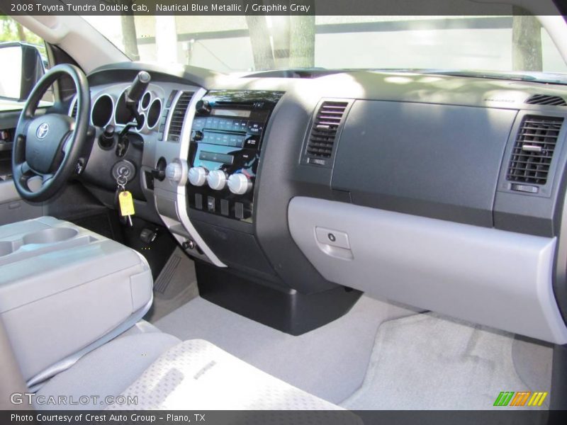 Nautical Blue Metallic / Graphite Gray 2008 Toyota Tundra Double Cab
