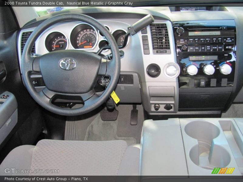 Nautical Blue Metallic / Graphite Gray 2008 Toyota Tundra Double Cab