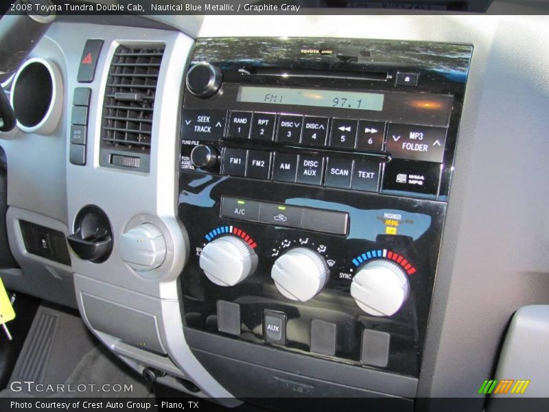 Nautical Blue Metallic / Graphite Gray 2008 Toyota Tundra Double Cab